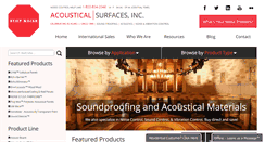 Desktop Screenshot of acousticalsurfaces.com